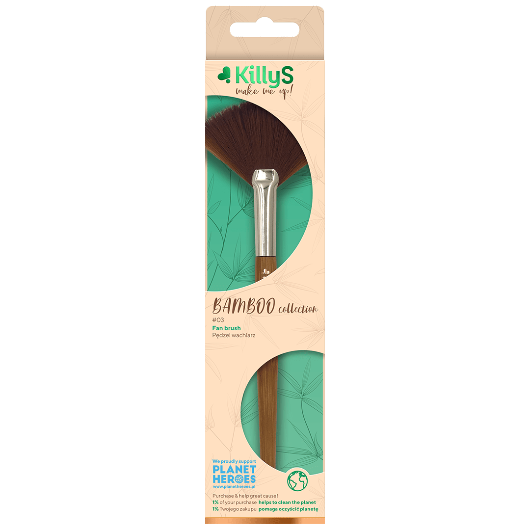 3031445002158_1-min.png Killys - Bamboo Fan Brush - Image 1