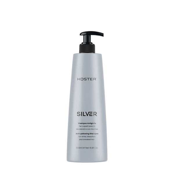 51012_koster_silver_anti_yellow_shampoo_500ml.png Koster - Silver Anti Yellowing Shampoo 500ml - Image 1