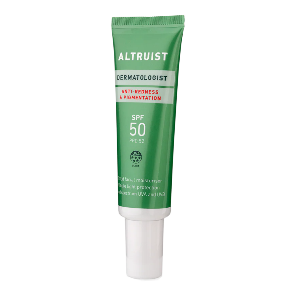 Altruist_AntiRedPig_SPF50_tube_side Altruist - Anti-redness & pigmentation SPF50 - Image 1