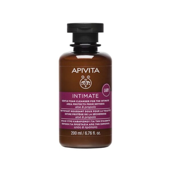Apivita – Intimate Care Gentle Foam Cleanser – Protects from Dryness