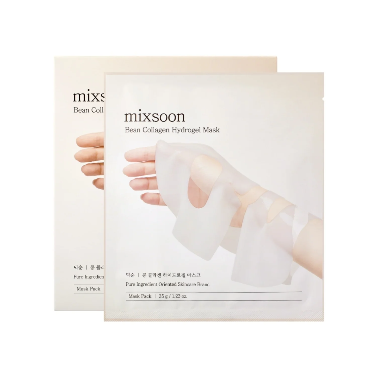 Bean-Collagen-Hydrogel-Mask-Set.webp Mixsoon - Bean Collagen Hydrogel Mask Set - Image 1