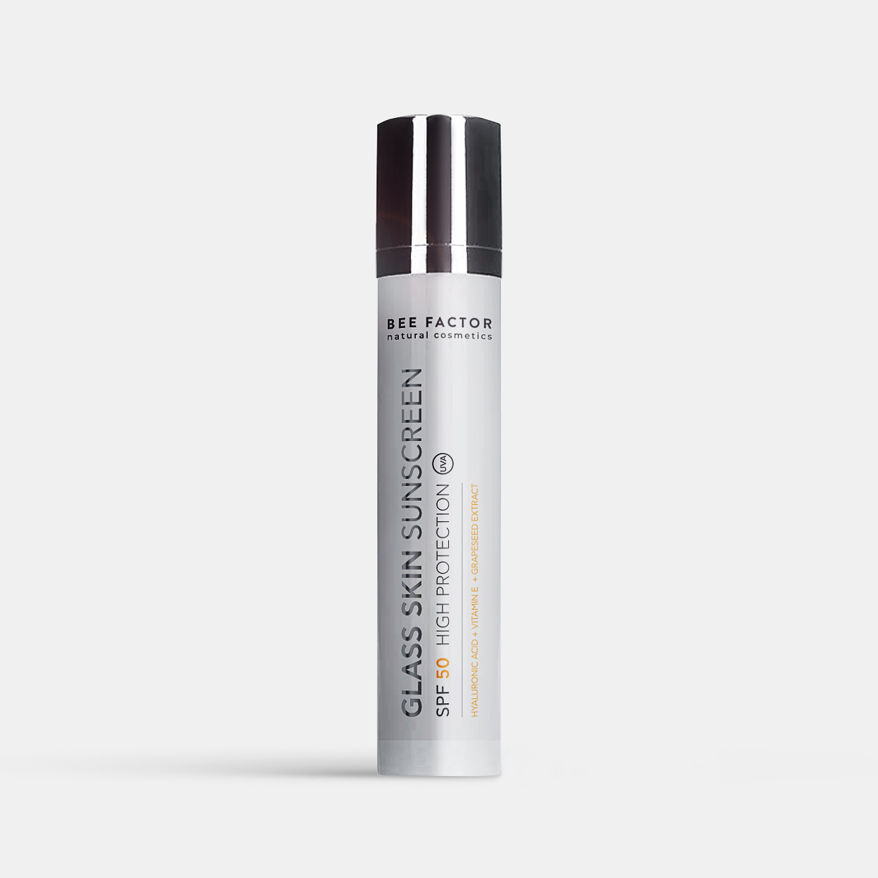 Glass-Skin-Sunscreen-SPF50-Antiliaki-Antigirantiki-Krema-Prosopou-50ml-Bee-Factor-Natural-Cosmetics Bee Factor - Glass Skin Sunscreen SPF50 - Image 1