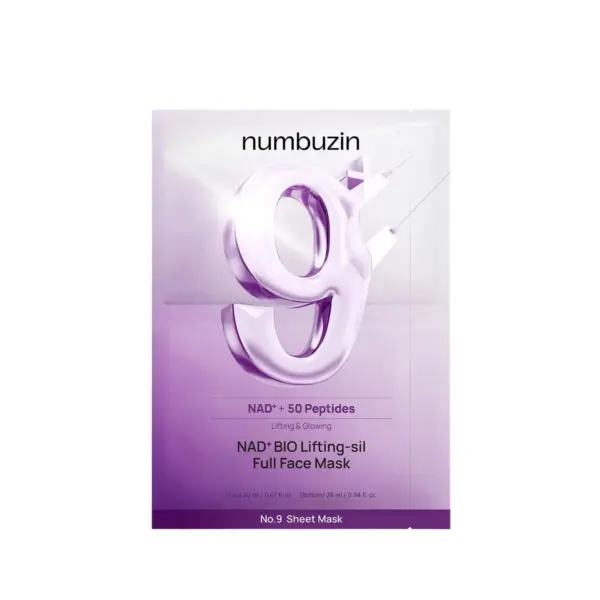 Numbuzin – No.9 NAD Bio Lifting-sil Full Face Mask