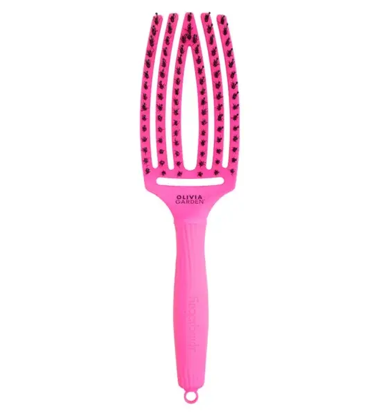 Olivia Garden Fingerbrush Neon Pink