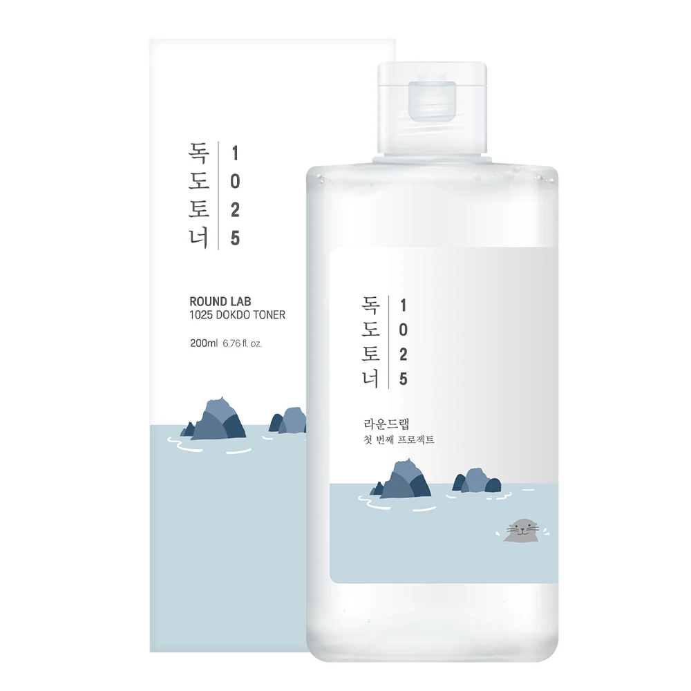 ROUND-LAB-1025-Dokdo-Toner-Korean-Gentle-exfoliating-And-Moisturising-toner-For-Sensitive-Skin-PURESEOUL-UK-KBeauty-Shop-200ml-box_1800x1800.webp Round Lab - 1025 Dokdo Toner - Image 1