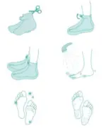 The Face Shop - Smile Foot Peeling Jelly Mask - Image 2