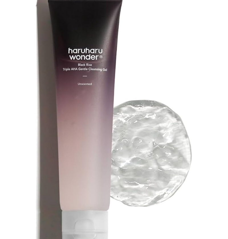 Untitled-design-2025-11-04T140046.110.png Haruharu Wonder - Black Rice Triple AHA Gentle Cleansing Gel - Image 1