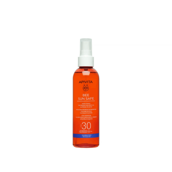 Apivita - Bee Sun Safe Satin Touch | Tan Perfecting Body Oil SPF30 200ml