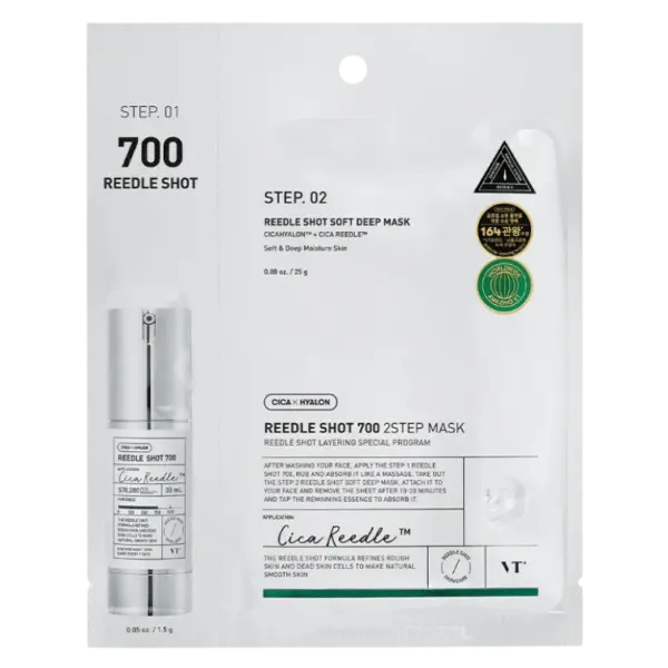 VT Cosmetics - Mild Reedle Shot 700 2-Step Mask