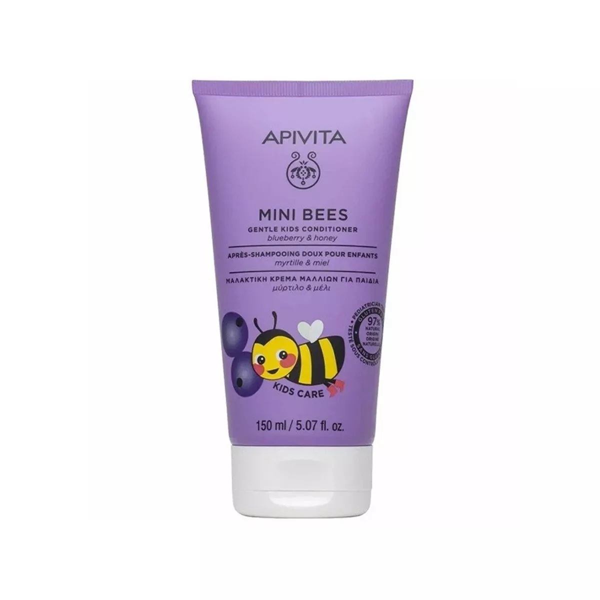 apivita-mini-bees-conditioner.webp Apivita - Genlte Kids Conditioner - Image 1