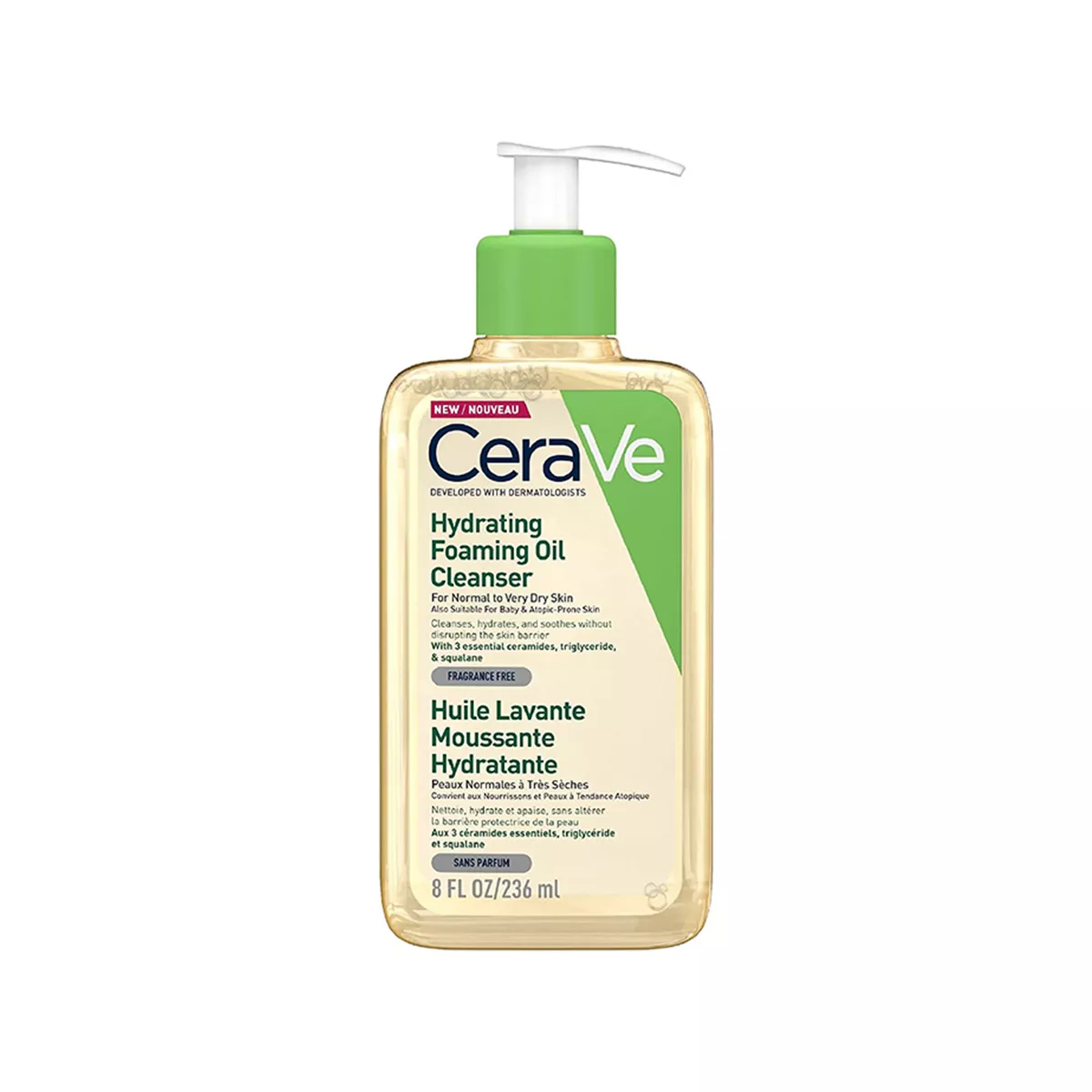 cerave-hydrating-foaming-oil-cleanser-236ml.webp CeraVe - Hydrating Foaming Oil Cleanser - Image 1
