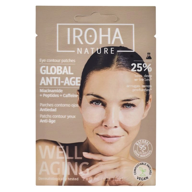 eye-contour-patch-niacinamide-caffeine-peptides-iroha-nature.webp Iroha - Eye Contour Patches Anti-Age - Image 1