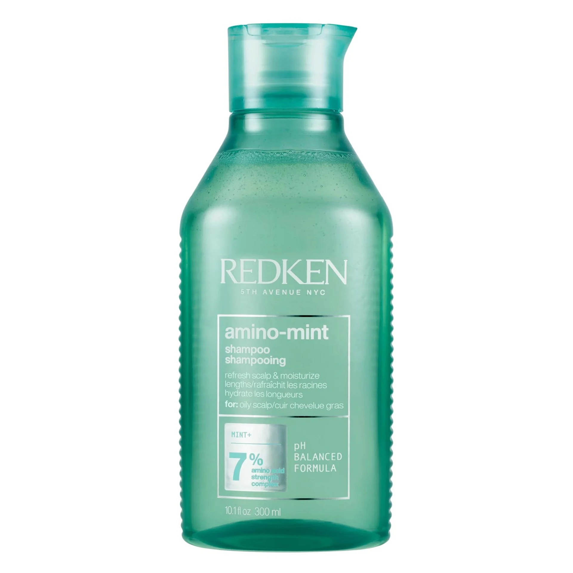 redken-2021-atf-aminomint-bottle-2000x2000-1.webp REDKEN - AMINO MINT SHAMPOO: REFRESH AND FORTIFY OILY, IRRITATED SCALP - Image 1