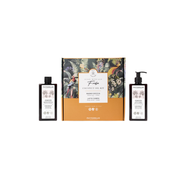 phytorelax gift set coconut showe gel body cream