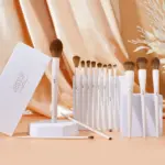 Jessup - Luxury Light Gray Comprehensive Eye and Face Brush Set 14pcs T329
