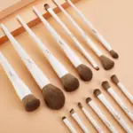 Jessup - Luxury Light Gray Comprehensive Eye and Face Brush Set 14pcs T329 - Image 2