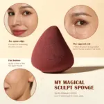 Jessup - Sculpt Sponge with Foundation Brush - Image 3