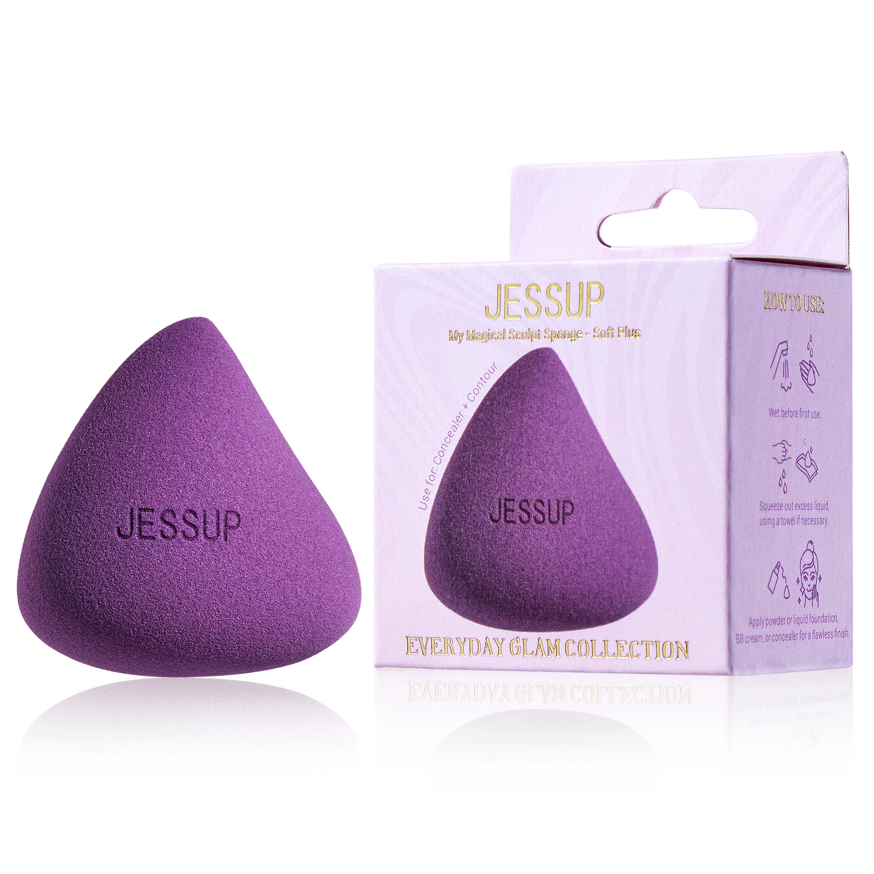 sponge Jessup - Soft Plus My Magical Sculpt Makeup Sponge SP015 - Image 1