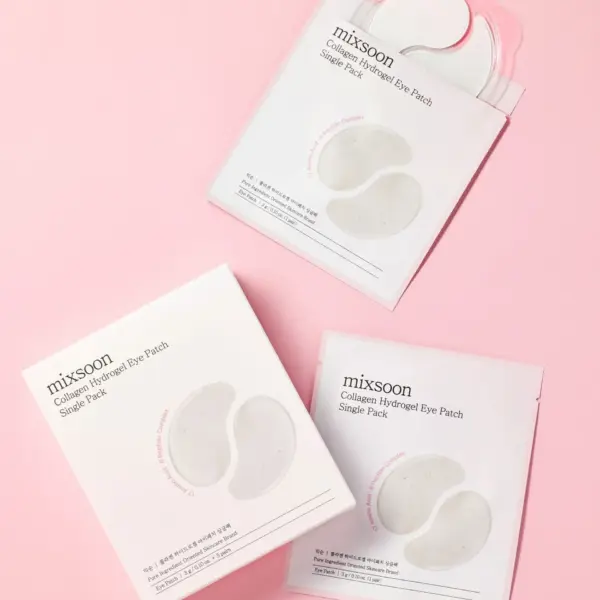 mixsoon -  Collagen Hydrogel Eye Patch Single Pack Set
