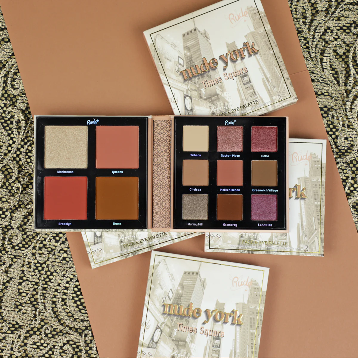 Rude Cosmetics - Nude York Face and Eye Palette - Image 2