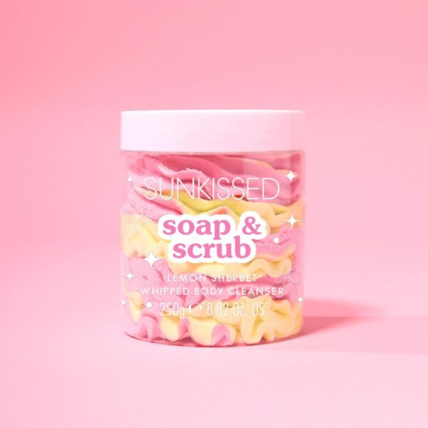 Sunkissed - Soap and Scrub Lemon Sherbet Whipped Body Cleanser