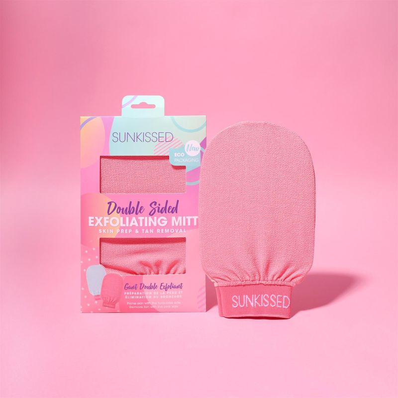 tumbnail_99a59593-665f-41b1-829c-e4b85be11d00 Sunkissed - Tan Be Gone Double Sided Exfoliating Mitt - Image 1