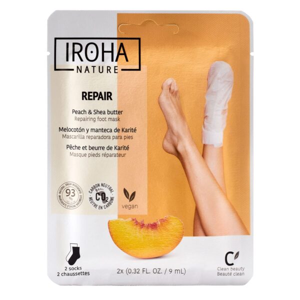 Iroha-Repair Peach Foot Mask